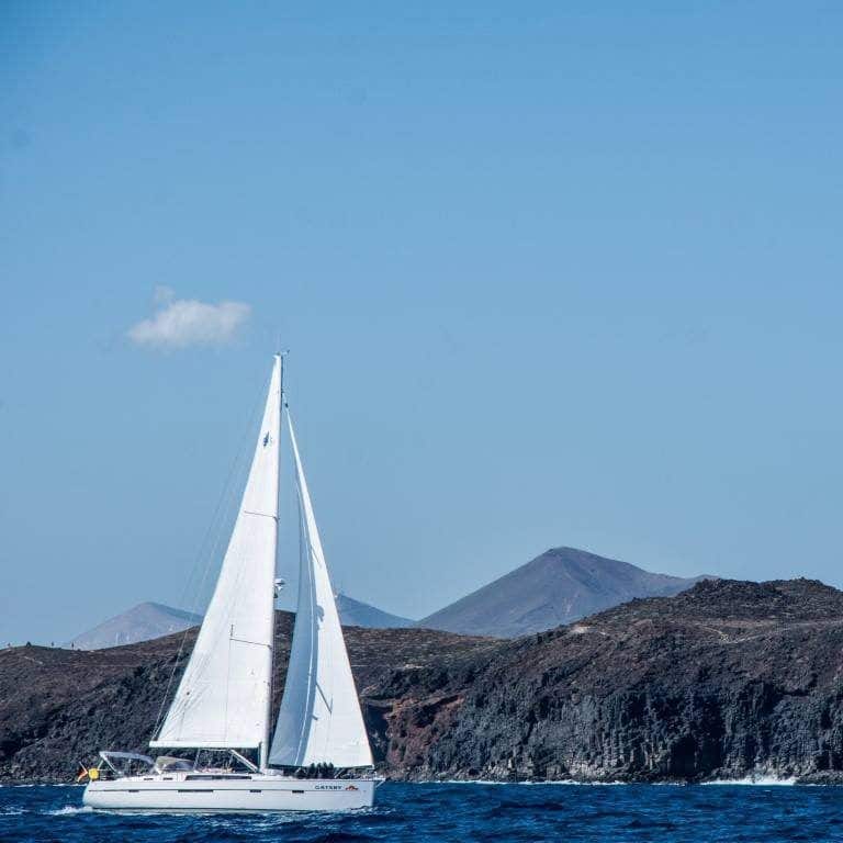 Bavaria Cruiser 56 Gatsby Sailing coast Lanzarote Atlantic Canary Islands